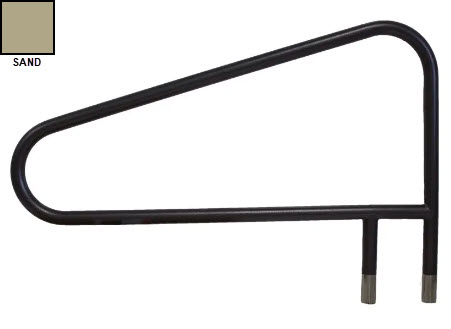 Global Pool Products - Classic 3 Bend Welded Brace Sand Handrail .065